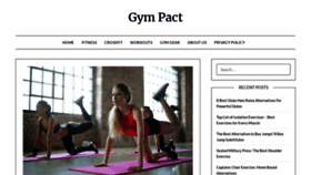 What Gym-pact.com website looked like in 2021 (3 years ago)