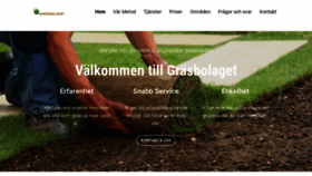 What Grasbolaget.se website looked like in 2021 (3 years ago)