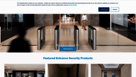 What Gunneboentrancesecurity.com website looked like in 2021 (3 years ago)