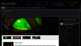 What Gamereplays.org website looked like in 2021 (5 years ago)