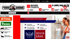 What Gardengear.ru website looked like in 2021 (3 years ago)