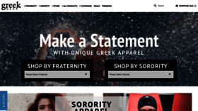 What Greekgear.com website looked like in 2021 (3 years ago)