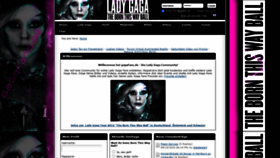 What Gagafans.de website looked like in 2021 (3 years ago)