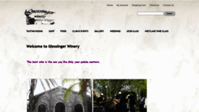 What Giessingerwinery.com website looked like in 2021 (4 years ago)