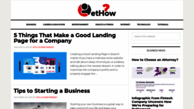 What Gethow.org website looked like in 2021 (3 years ago)