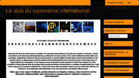 What Glossaire-international.com website looked like in 2021 (3 years ago)