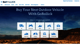 What Gorollick.com website looked like in 2021 (3 years ago)