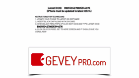 What Geveypro.com website looked like in 2021 (3 years ago)