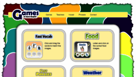 What Gamestolearnenglish.com website looked like in 2021 (3 years ago)