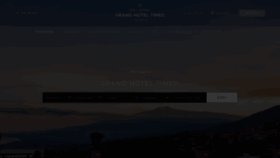 What Grandhoteltimeo.com website looked like in 2021 (3 years ago)