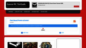 What Gamepcterbaik.com website looked like in 2021 (3 years ago)
