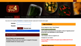What Gc4you.com website looked like in 2021 (3 years ago)