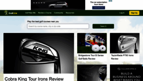 What Golflink.com website looked like in 2021 (3 years ago)