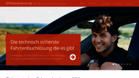 What Gpsfahrtenbuch.de website looked like in 2021 (3 years ago)