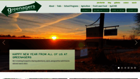 What Greenagers.org website looked like in 2021 (3 years ago)