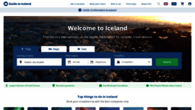 What Guidetoiceland.is website looked like in 2021 (3 years ago)