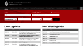 What Gibraltarlaws.gov.gi website looked like in 2021 (3 years ago)