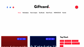 What Giftcard.co.id website looked like in 2021 (3 years ago)