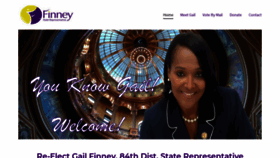What Gailfinney.com website looked like in 2021 (4 years ago)