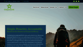 What Greenstaradvisors.com website looked like in 2021 (3 years ago)