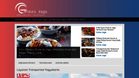 What Garasijogja.com website looked like in 2021 (3 years ago)