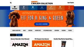 What Gingercavalier.com website looked like in 2021 (3 years ago)