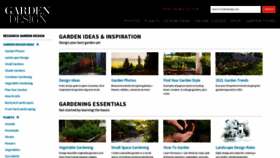 What Gardendesignmag.com website looked like in 2021 (3 years ago)