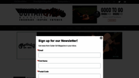 What Guitargirlmag.com website looked like in 2021 (3 years ago)