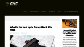 What Gunsholstersandgear.com website looked like in 2021 (3 years ago)