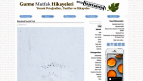 What Gurmemutfakhikayeleri.com website looked like in 2021 (3 years ago)