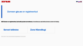 What Gio.ee website looked like in 2021 (3 years ago)