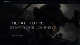 What Gamebattles.com website looked like in 2021 (3 years ago)