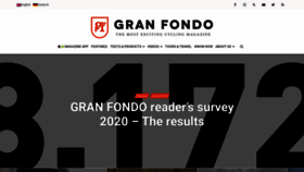 What Granfondo-cycling.com website looked like in 2021 (3 years ago)