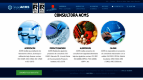 What Grupoacms.es website looked like in 2021 (3 years ago)