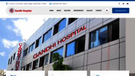 What Gandhihospital.info website looked like in 2021 (3 years ago)