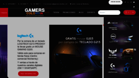 What Gamerscolombia.com website looked like in 2021 (3 years ago)