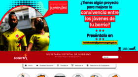 What Gobiernobogota.gov.co website looked like in 2021 (3 years ago)