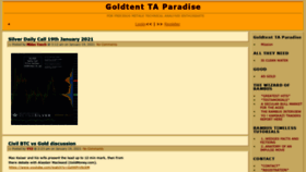 What Goldtadise.com website looked like in 2021 (3 years ago)
