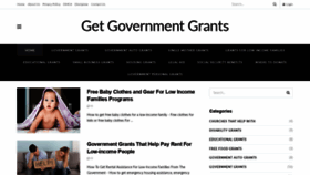 What Getgovtgrants.com website looked like in 2021 (3 years ago)