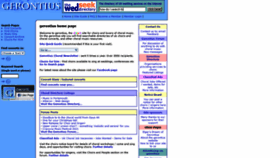 What Gerontius.net website looked like in 2021 (5 years ago)