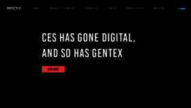 What Gentex.com website looked like in 2021 (3 years ago)