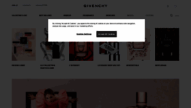 What Givenchybeauty.com website looked like in 2021 (3 years ago)