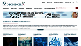 What Gbiosciences.com website looked like in 2021 (3 years ago)