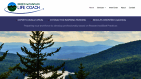 What Greenmountainlifecoach.com website looked like in 2021 (3 years ago)