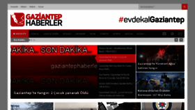 What Gaziantephaberler.com website looked like in 2021 (3 years ago)