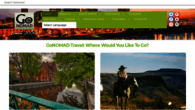 What Gonomad.com website looked like in 2021 (3 years ago)