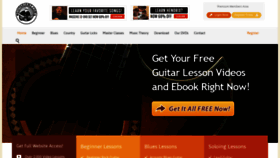 What Guitarjamz.com website looked like in 2021 (4 years ago)