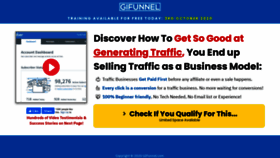 What Gifunnel.com website looked like in 2021 (3 years ago)