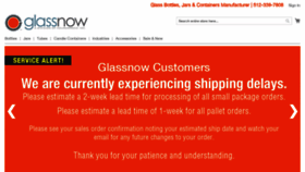 What Glassnow.com website looked like in 2021 (3 years ago)