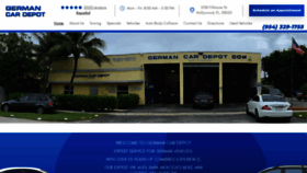 What Germancardepot.com website looked like in 2021 (3 years ago)